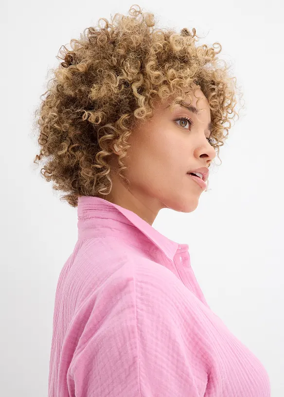 Weite Bluse in Used Optik, bonprix