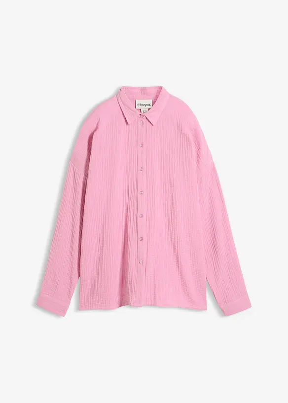 Weite Bluse in Used Optik, bonprix