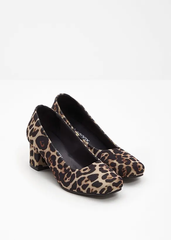 Pumps im Animallook, bonprix