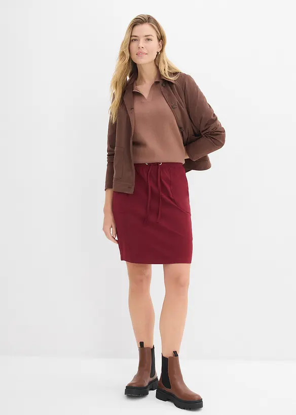 Stretch-Rock aus Bio-Baumwolle mit Stretch, bonprix