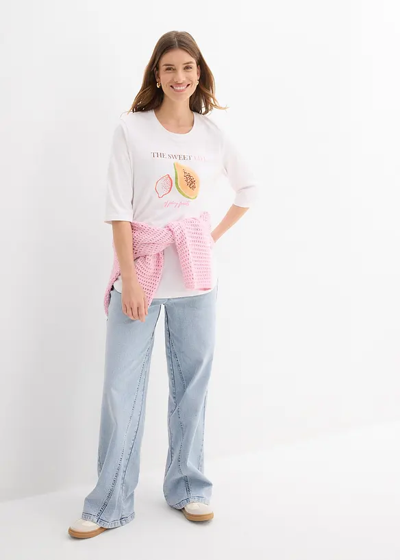 T-Shirt aus reiner Bio-Baumwolle, bonprix