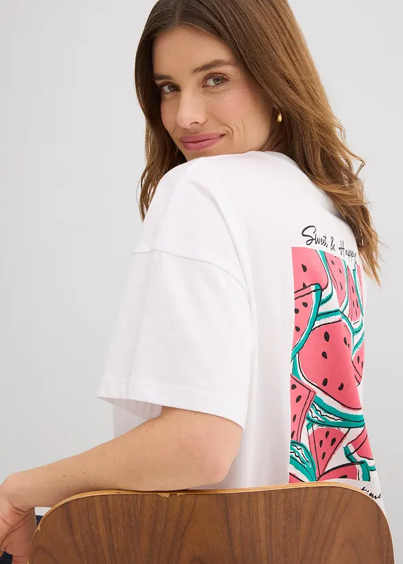 Oversize-Shirt aus reiner Bio-Baumwolle, bonprix