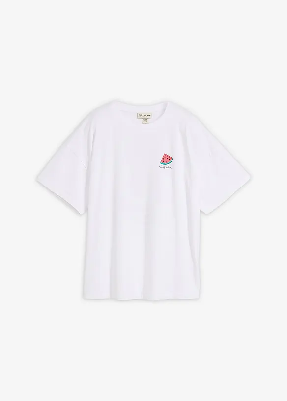 Oversize-Shirt aus reiner Bio-Baumwolle, bonprix