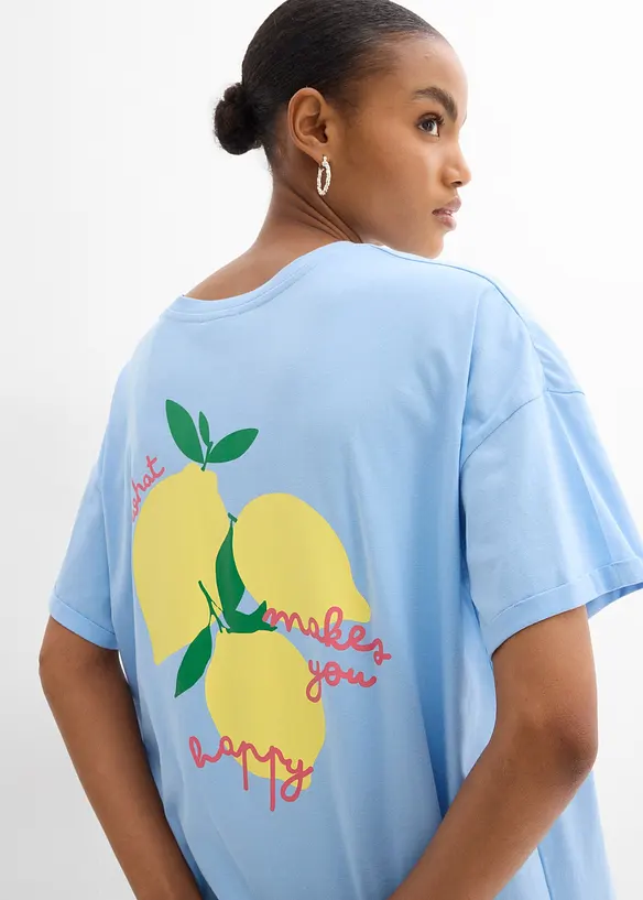 Oversize-Shirt aus reiner Bio-Baumwolle, bonprix