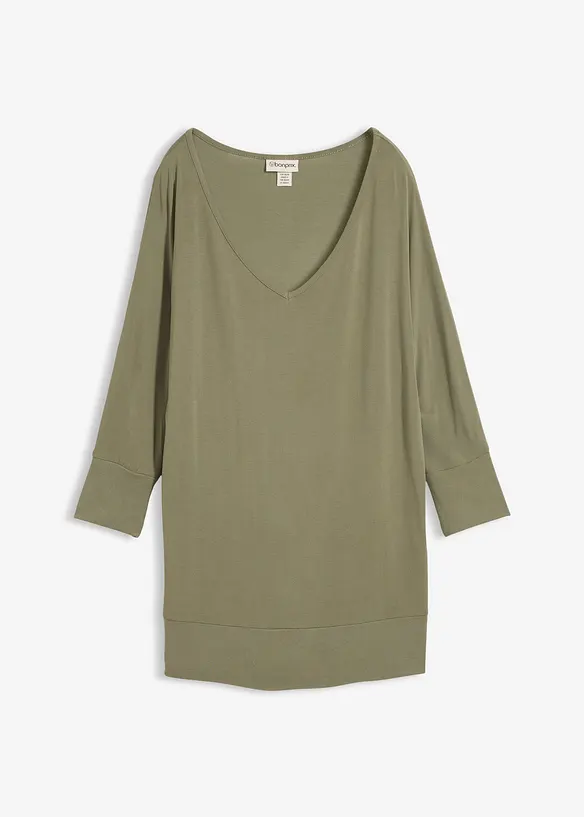 Oversized-Shirt aus flie&szlig;ender Viskose, bonprix