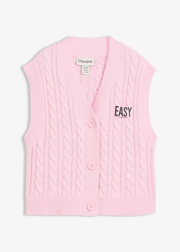 Gilet sans manches en maille, bonprix