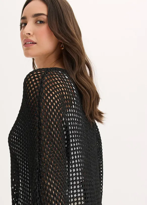 Ajour-Strickjacke, bonprix