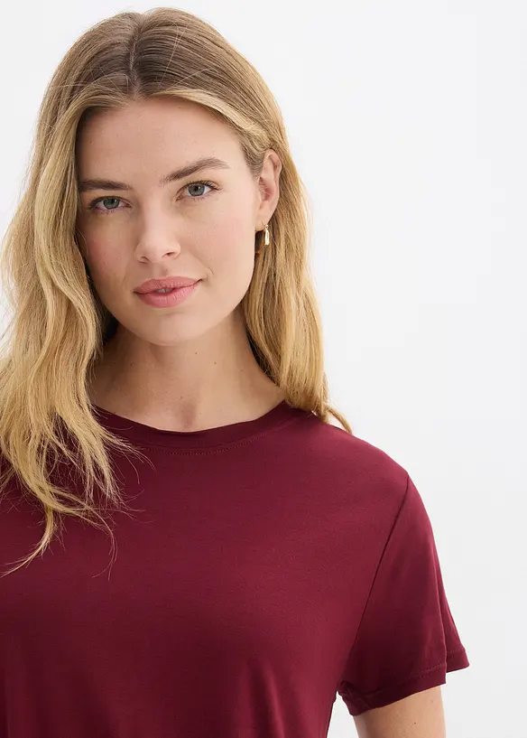 Longshirt aus softer Viskose, bonprix