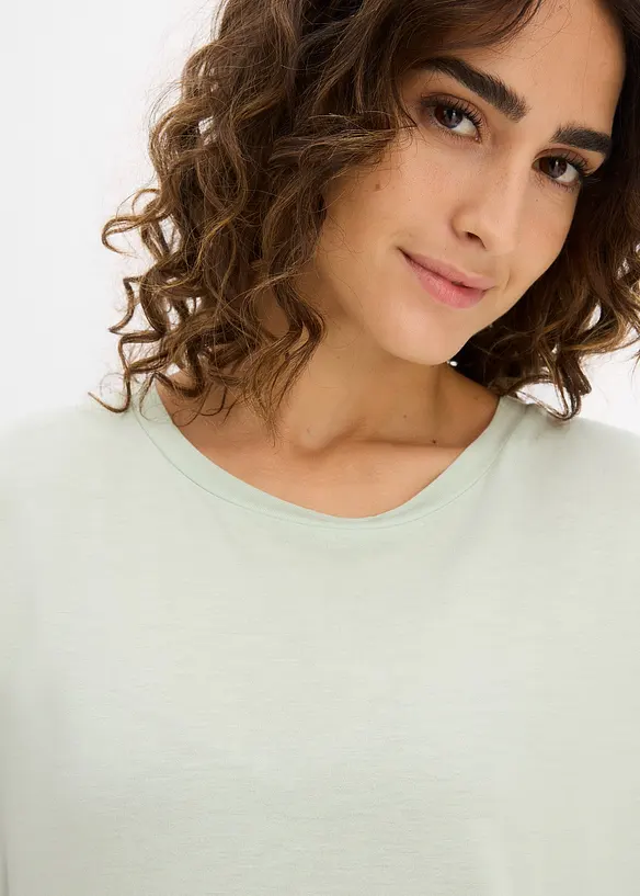 Longshirt aus softer Viskose, bonprix