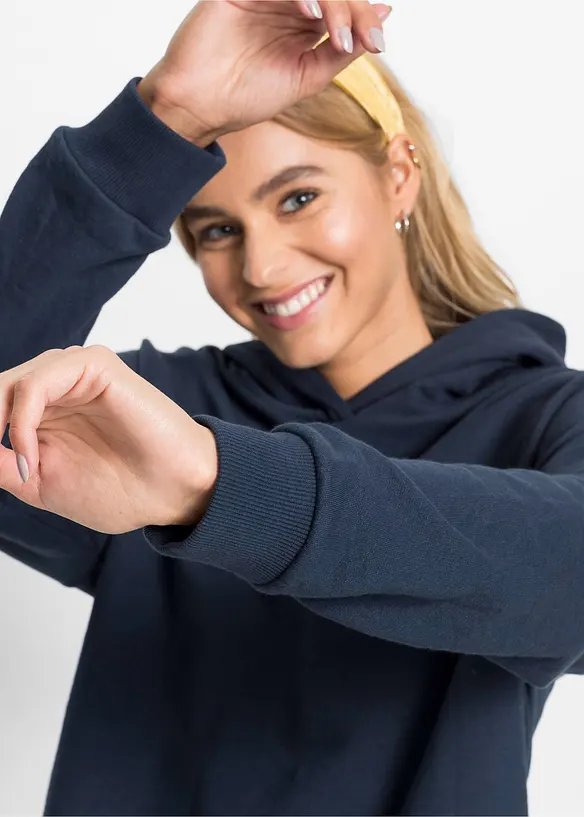 Sweatkleid in 2-in-1 Optik, bonprix