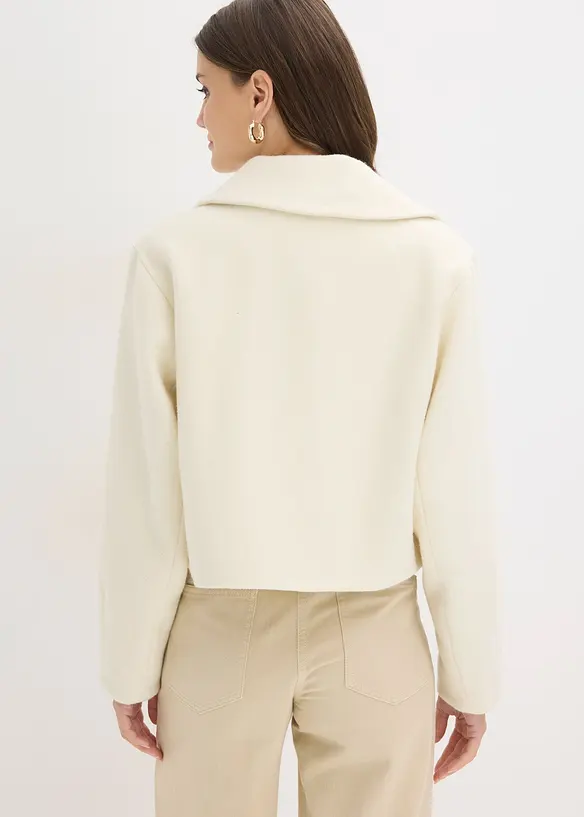 Gef&uuml;tterte Oversize Jacke, bonprix