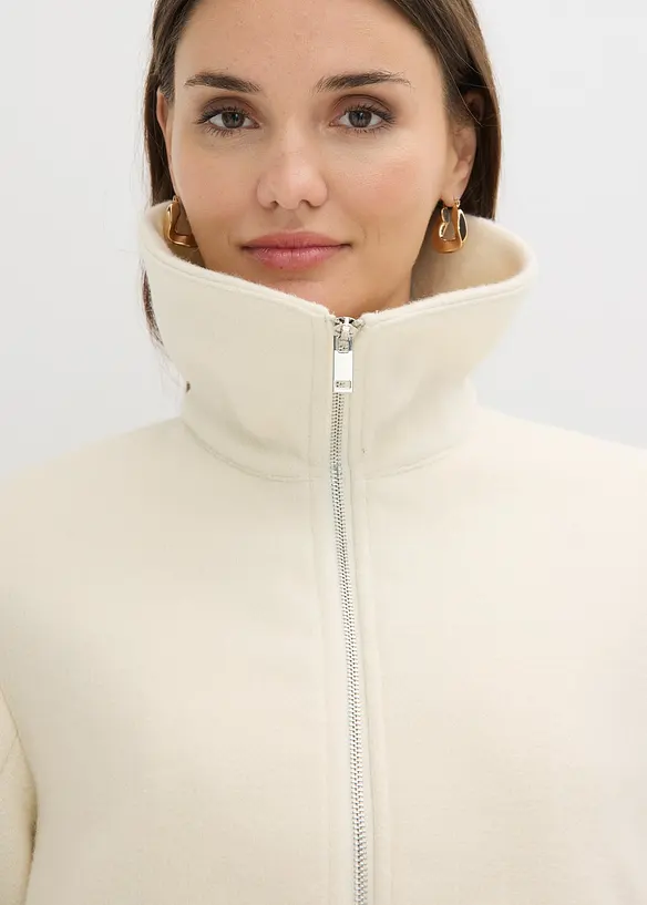 Gef&uuml;tterte Oversize Jacke, bonprix