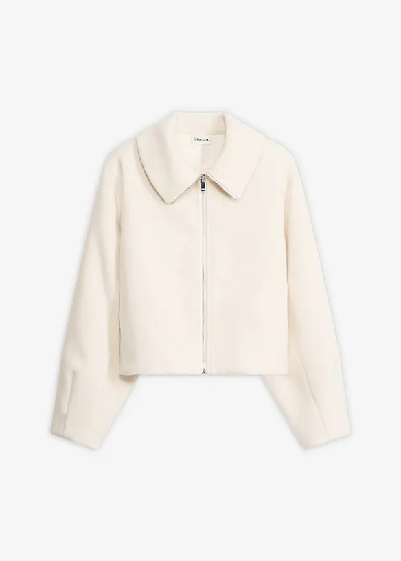 Gef&uuml;tterte Oversize Jacke, bonprix