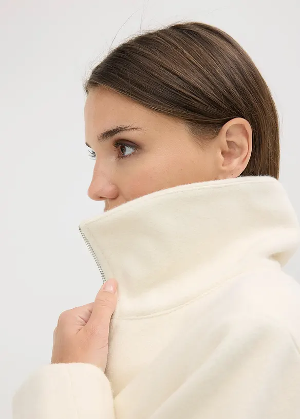 Gef&uuml;tterte Oversize Jacke, bonprix