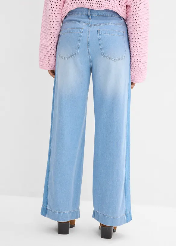 Jean large taille haute, bonprix