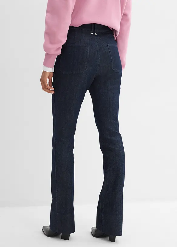 Jean bootcut taille haute, bonprix