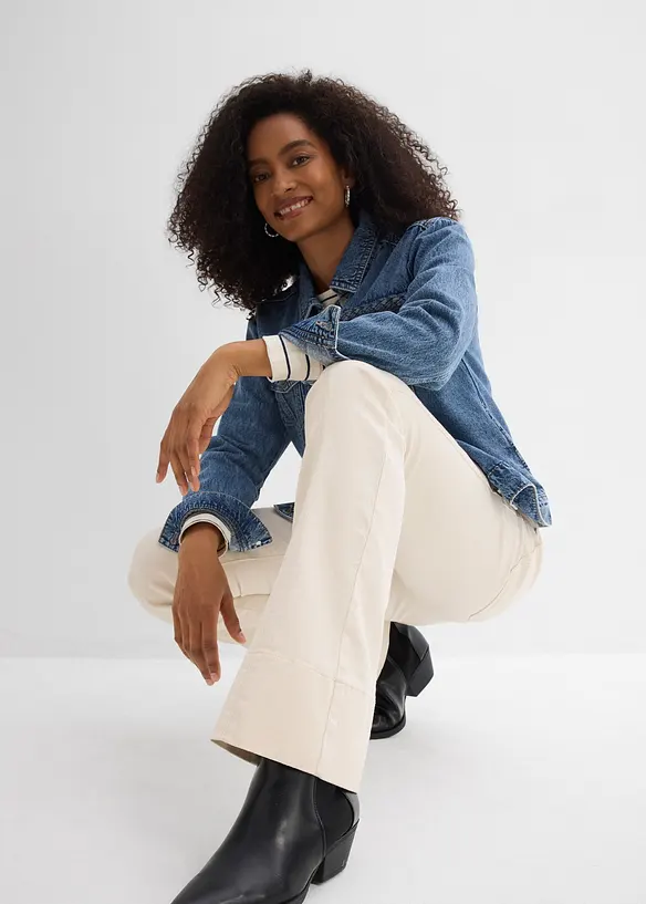 Jean bootcut taille haute, bonprix