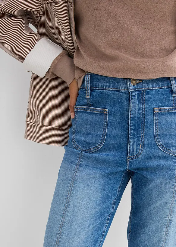 Mom-Jeans High Waist, cropped, bonprix