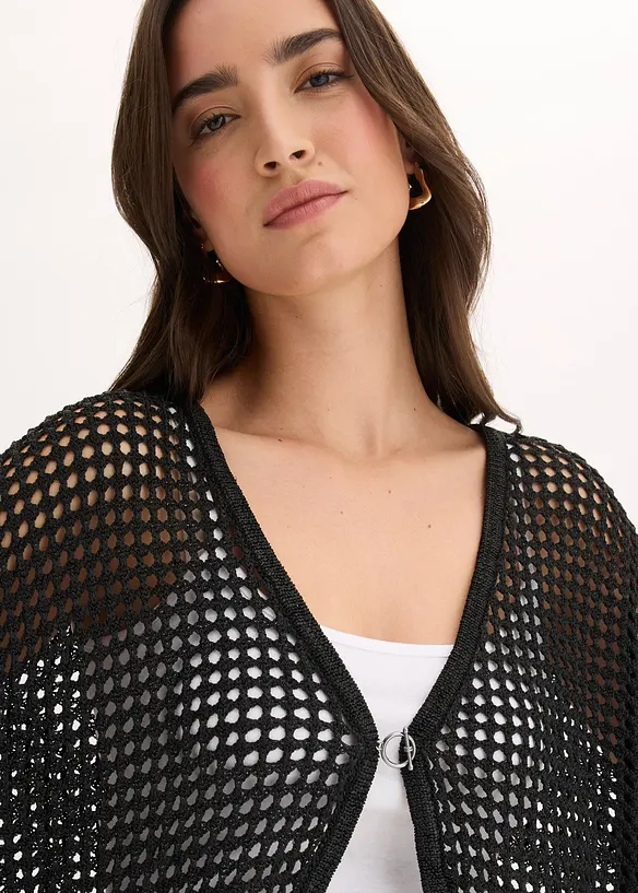 Ajour-Strickjacke, bonprix