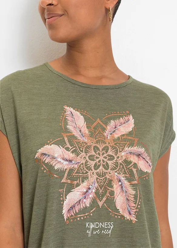 T-Shirt aus softem Viskose-Mix, bonprix