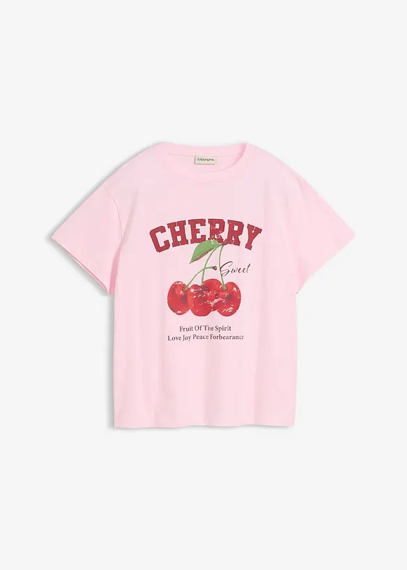 T-Shirt aus reiner Bio-Baumwolle, bedruckt, bonprix