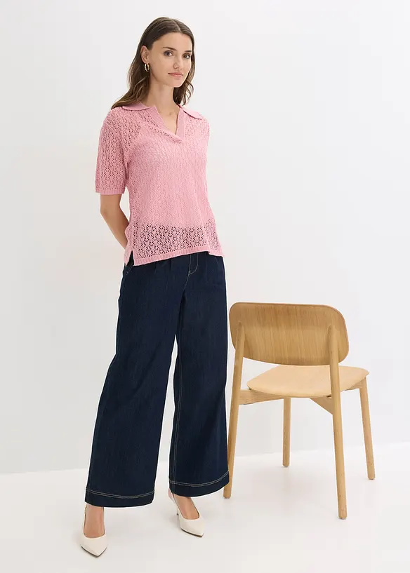 Pull ajour&eacute;, bonprix