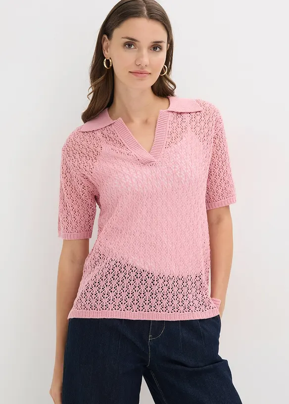 Pull ajour&eacute;, bonprix