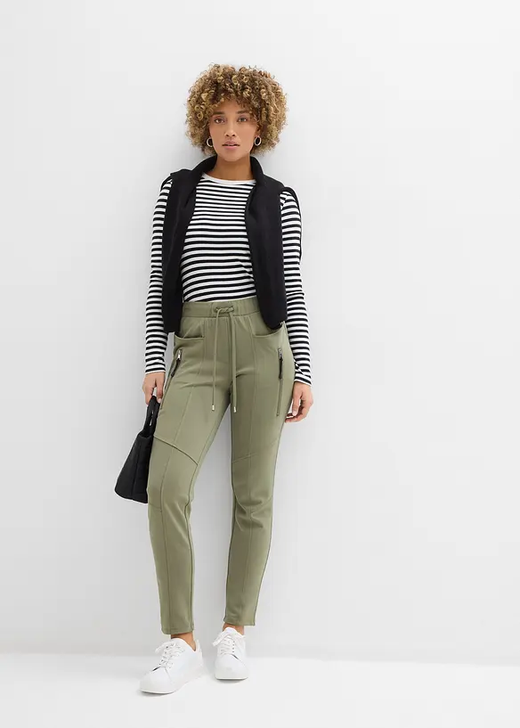 Schlupfhose aus bequemen Punto di Roma, bonprix