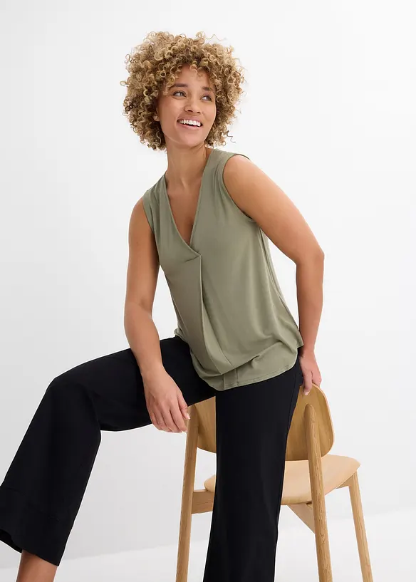 Top doux en jersey viscose, bonprix