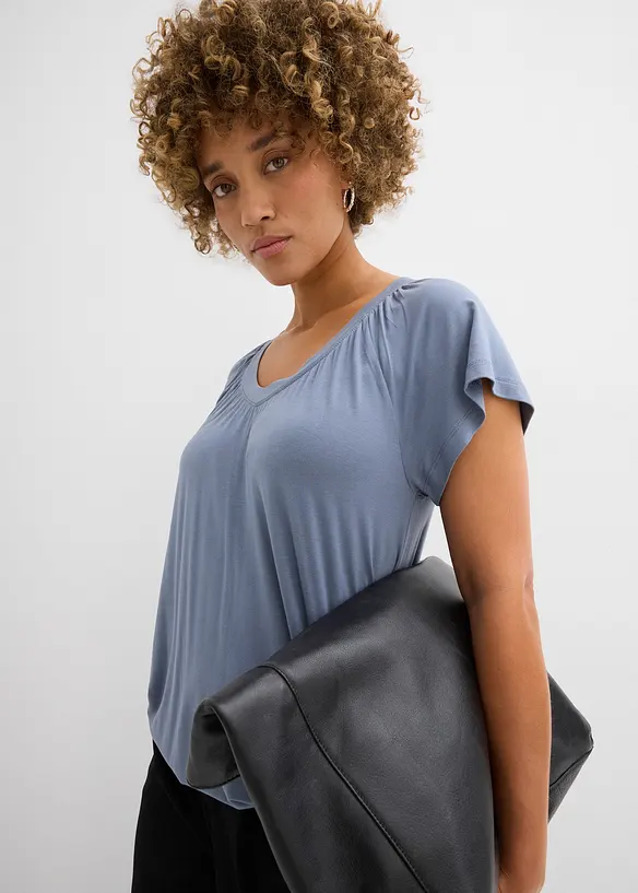 T-shirt en viscose extensible, bonprix