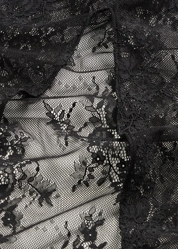 Nuisette en dentelle &agrave; bretelles amovibles, bonprix