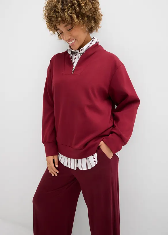 Jersey-Hose aus flie&szlig;endem Viskose-Mix, 7-8-L&auml;nge, bonprix