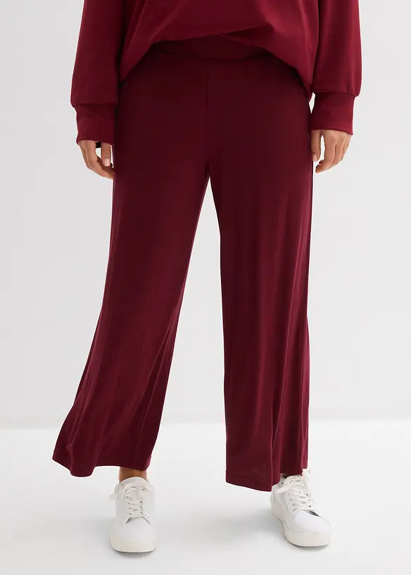 Jersey-Hose aus flie&szlig;endem Viskose-Mix, 7-8-L&auml;nge, bonprix