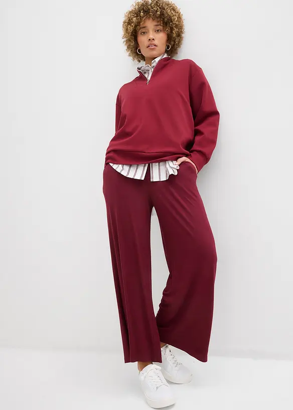 Jersey-Hose aus flie&szlig;endem Viskose-Mix, 7-8-L&auml;nge, bonprix