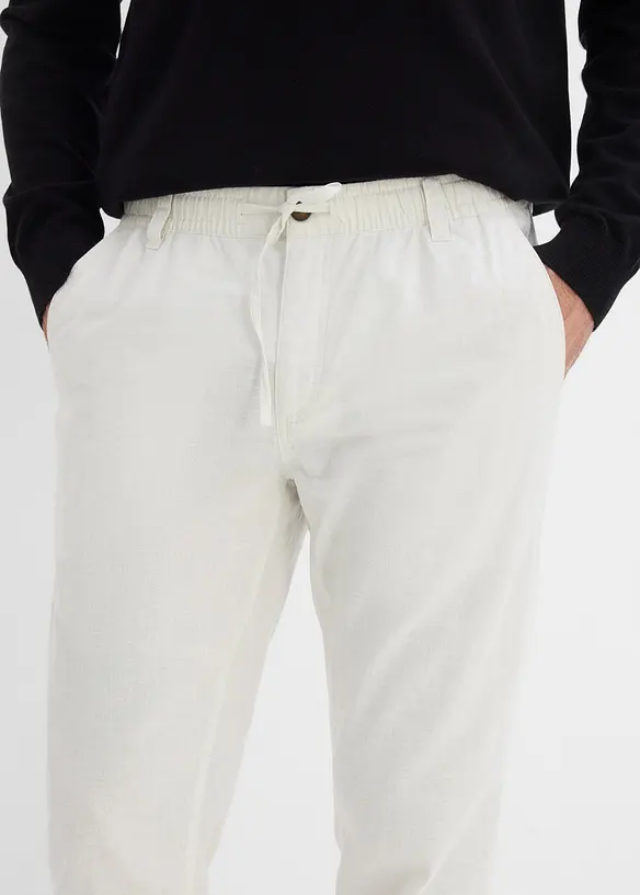 Pantalon chino l&eacute;ger, regular, droit, bonprix
