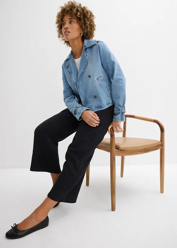 Marlenehose aus Baumwoll-Musselin, bonprix