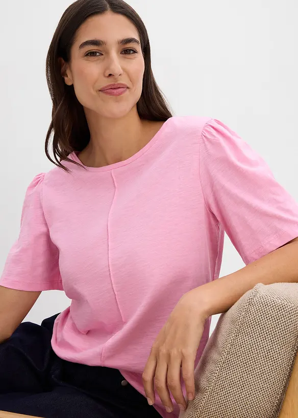 T-Shirt aus reiner Baumwolle, bonprix