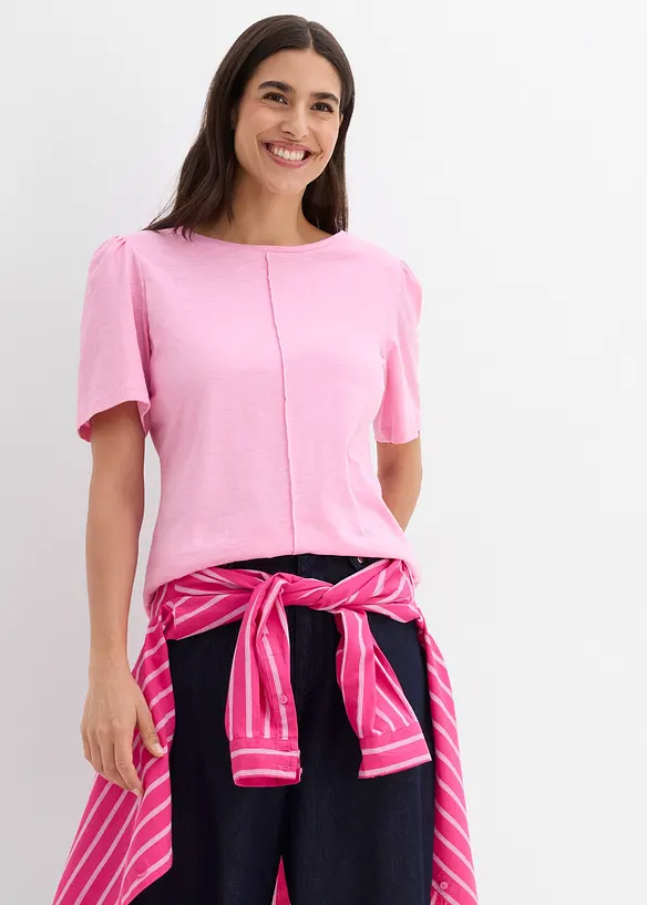 T-Shirt aus reiner Baumwolle, bonprix