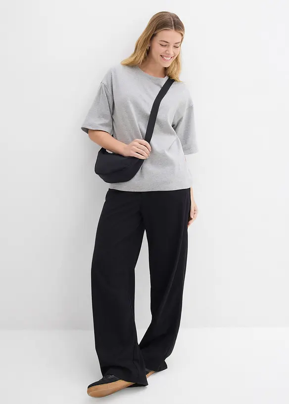 Oversize-Shirt aus reiner schwerer Bio-Baumwolle, bonprix