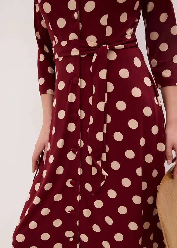 Robe-chemise avec lien &agrave; nouer (ens. 2 pces.), bonprix