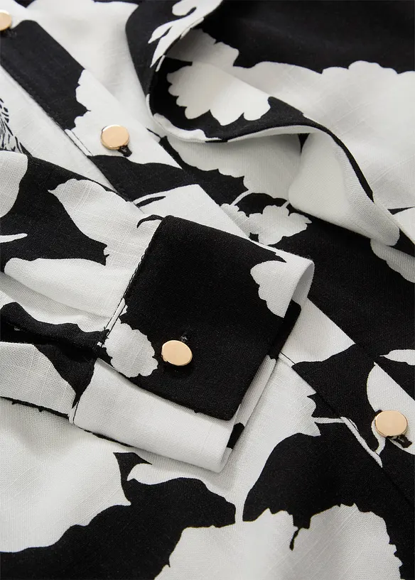 Robe-chemise en viscose fluide, bonprix