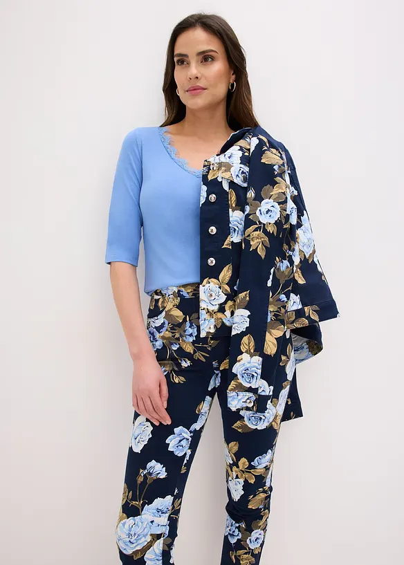 Shirt mit Spitze, bonprix