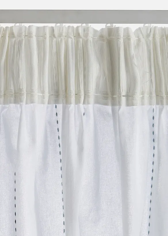 Vorhang mit gewebten Streifen (1er Pack), bonprix