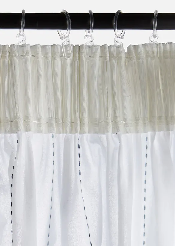 Vorhang mit gewebten Streifen (1er Pack), bonprix