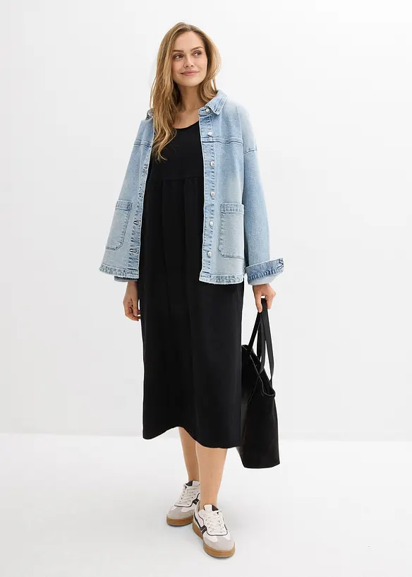 Robe midi 100% coton, bonprix