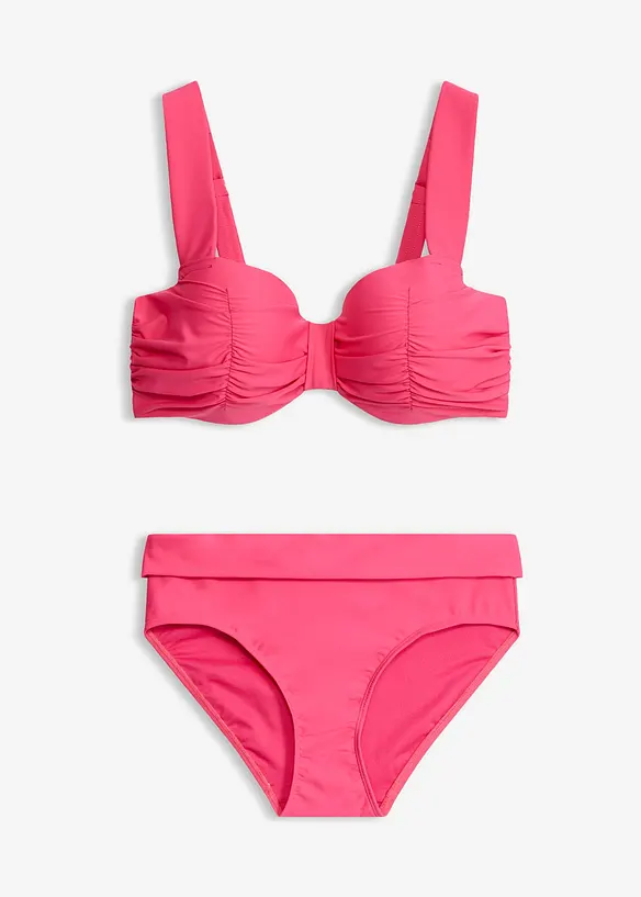 Balconette-Bikini mit gepolsterten Tr&auml;gern (2-tlg.Set), bonprix