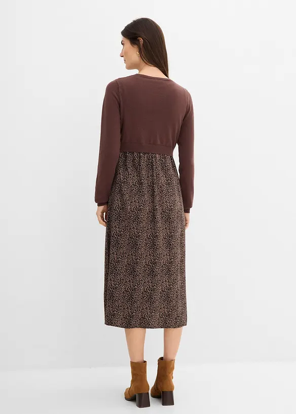 Ensemble robe et pull 3en1 pour la grossesse et l&rsquo;allaitement (ens. 2 pces), bonprix