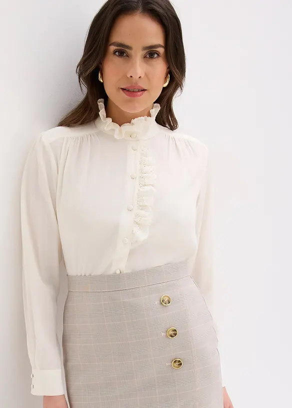 Jupe crayon &agrave; carreaux &eacute;cossais, bonprix