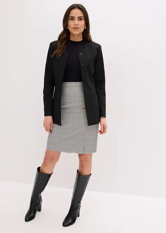 Glencheck Bleistiftrock, bonprix