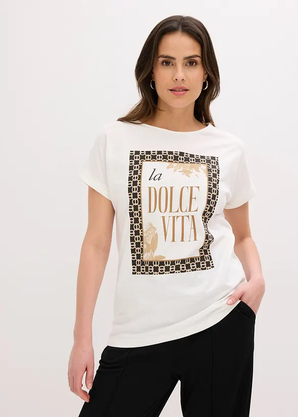 Shirt aus reiner Bio-Baumwolle, bonprix